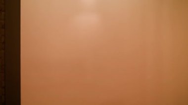 Bir kadın buharla dolu bir sauna odasına bir kapı açıyor. Arkasını döner, kameraya bakar ve cilveli bir şekilde gülümser. Arkasından kapıyı kapatırken gülümsüyor..