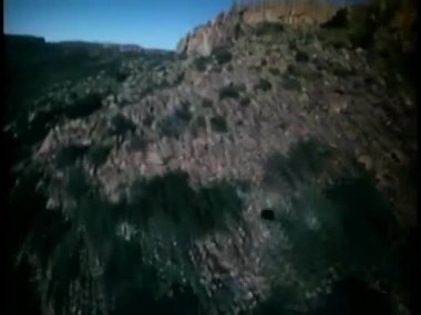 Hava aracından görülen Rocky manzarası