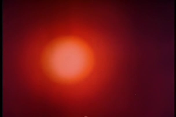 红热的太阳静态拍摄 — 图库视频影像