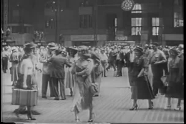 大中央车站 1940 — 图库视频影像