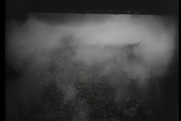 矿山隧道爆炸的录像 — 图库视频影像