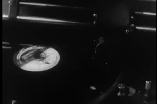 Primer Plano Rotación Del Disco Tocadiscos Vintage — Vídeo de stock