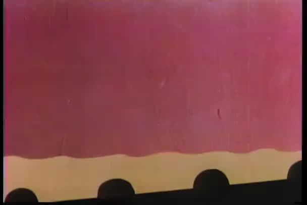 Havada Asılı Uçan Pelerin Animasyonu — Stok video