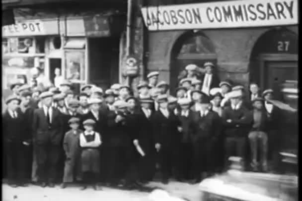 Поліцейські Які Прибули Місце Події 1930 — стокове відео