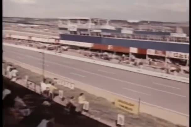 赛车场的高视角 — 图库视频影像