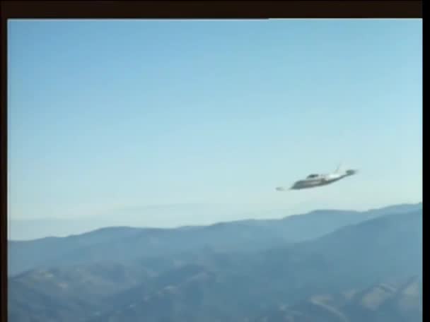 1970 년대에 풍경을 항공기의 — 비디오