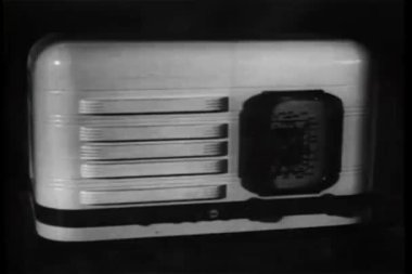 yakın çekim 1940'larda radyo
