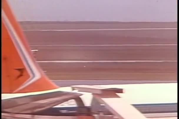 Mały Samolot Pola Powietrza — Wideo stockowe