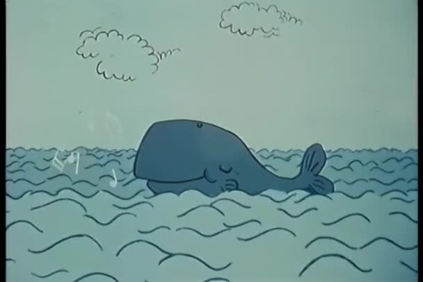 クジラデイのアニメーション 彼の恋人の夢 — ストック動画