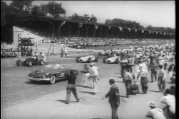 Wyścig Samochodowy Indianapolis 500 1940 — Wideo stockowe