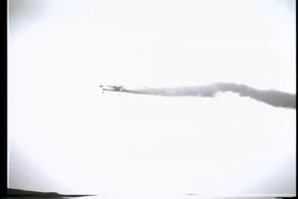 Sigara Uçak Iniş Çalışıyor — Stok video