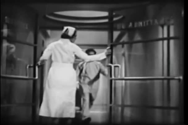 Nurse Doctor Admitting Patient Surgery — Stock Video