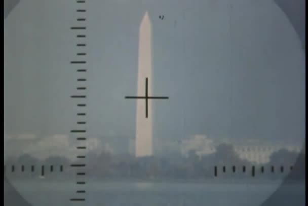 Periscoopbeeld Van Obelisk — Stockvideo
