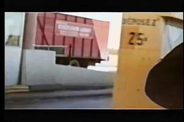 Car Driving Toll Booth — Stock Video