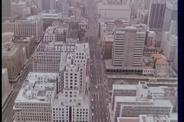 都市の空中ビュー 建物の外観 — ストック動画