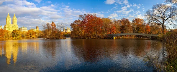 Puente Proa Central Park Ciudad Nueva York — Foto de Stock