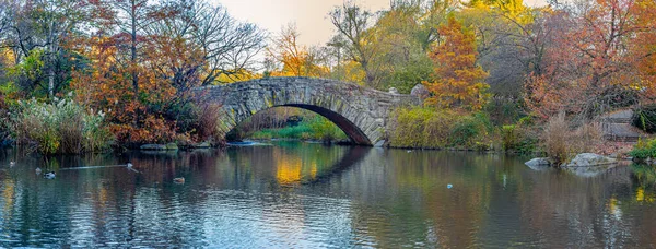 Gapstow Bridge Central Park — Stockfoto