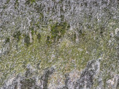 Granite wall outside of Central Park, closeup