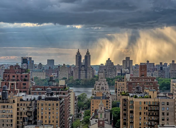 Vista Desde Upper East Side Manhattan Través Central Park — Foto de Stock