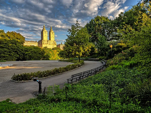 Lago Central Park Nueva York Manhattan —  Fotos de Stock