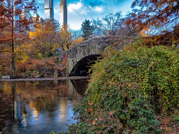 Ponte Gapstow Central Park — Fotografia de Stock