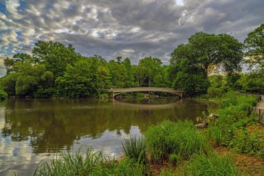 Pruva köprüsü, Central Park, New York Baharda