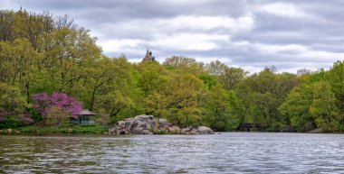 Central Park 'taki gölde, New York City, Manhattan
