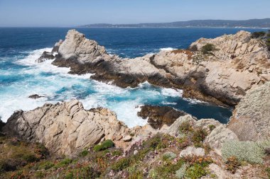 North Point on Pinnacle Cove, Point Lobos State Natural Reserve, Carmel by-the-Sea, California, ABD