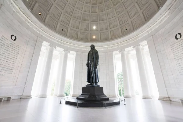 Estatua Del Presidente Estadounidense Thomas Jefferson Dentro Del Monumento Monumento —  Fotos de Stock