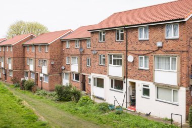 Teraslı evler, York şehir merkezinde bir blok maisonette ve apartman dairesi.. 