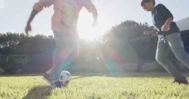 Parkta koşmak, Hintli baba ve küçük oğlu birlikte dışarıda eğlenmek. Aile, bağ, egzersiz, spor, açık hava, babalık