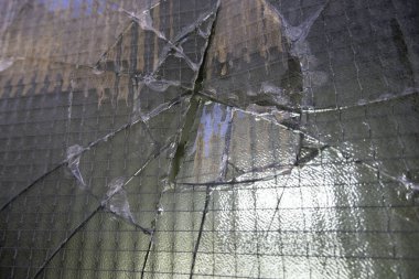Vandalizm ve suç detayları, kurşun deliği.