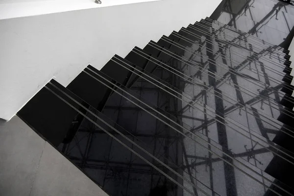 Détail Des Escaliers Intérieurs Modernes Architecture — Photo