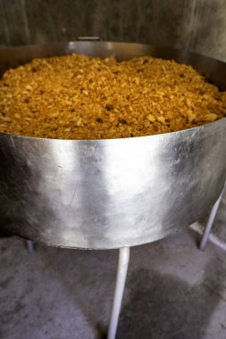 Çobanın kırıntıları tipik yemek, mutfak ve restoran, yemek