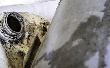 Plastik şişe yağ, geri dönüşüm ve ekoloji kullanıldı