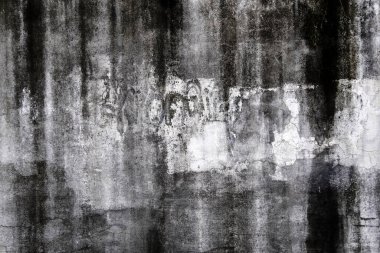 Eski soyulan beyaz duvarın ayrıntıları, aşınma