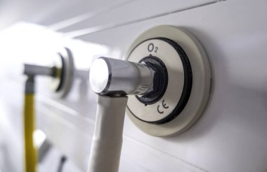 Solunum hastaları için oksijen maskesi ayrıntıları