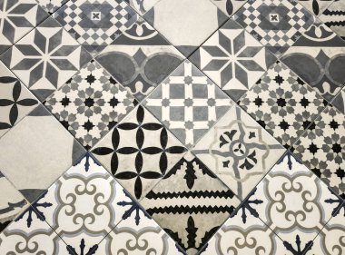 Seramik, dekorasyon ve kaplama ustalığının ayrıntıları