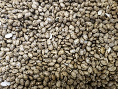 Marketteki kurumuş baklagillerin ayrıntıları, vejetaryen.