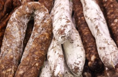 Kuru domuz sosisi ayrıntıları.