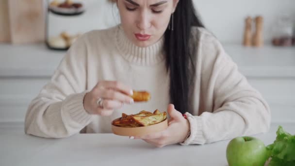 Acrylamide Saine Alimentation Concept Choisir Une Alimentation Saine Malsaine Vue — Video