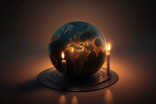 Earth Hour. Our Home. Energy and electricity. Turn off the lights on Earth Day for one hour.