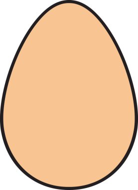 Egg color icon. Vector illustration.