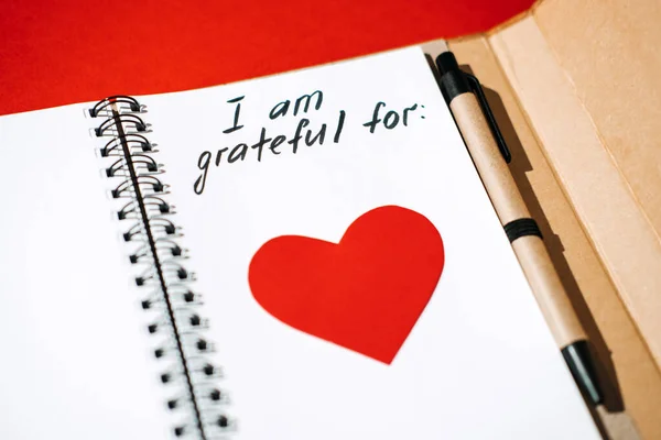 Практикувати Вдячність Написання Журналу Вдячності Змінює Ваше Почуття Сьогодні Вдячний — стокове фото
