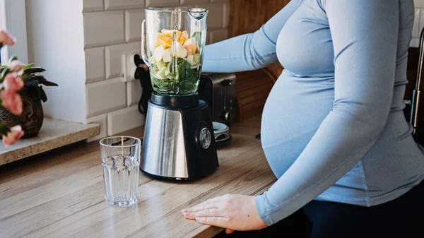 Desintoxicación Segura Para Embarazo Limpieza Segura Para Embarazo Maneras Saludables — Foto de Stock