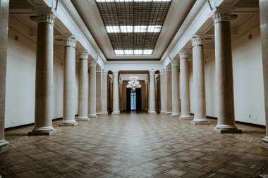 Varşova PkiN iç mekanları, Büyük mermer koridor Kültür ve Bilim Sarayı, Varşova, Polonya
