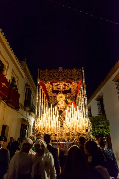 Arahal Seville Spain 15Th April 2022 Procession Pallium Brotherhood Esperanza — Stock Photo, Image