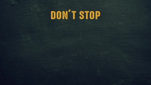Detengas Cuando Estés Cansado Detente Cuando Hayas Terminado Cita Motivación — Vídeo de stock