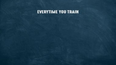 Motivasyon ve amaç güdüsüyle her antrenman yaptığınızda videodan alıntı yaparsınız