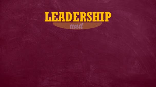 Leadership Apprentissage Sont Indispensables Les Uns Aux Autres Motivation Citation — Video